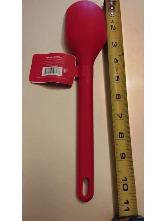 CWC Silicone Spoon Pink Cook With Color Kitchen Utensil - Picture 4 of 6